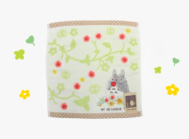 [이웃집 토토로] 워시타올(딸기꽃밭)